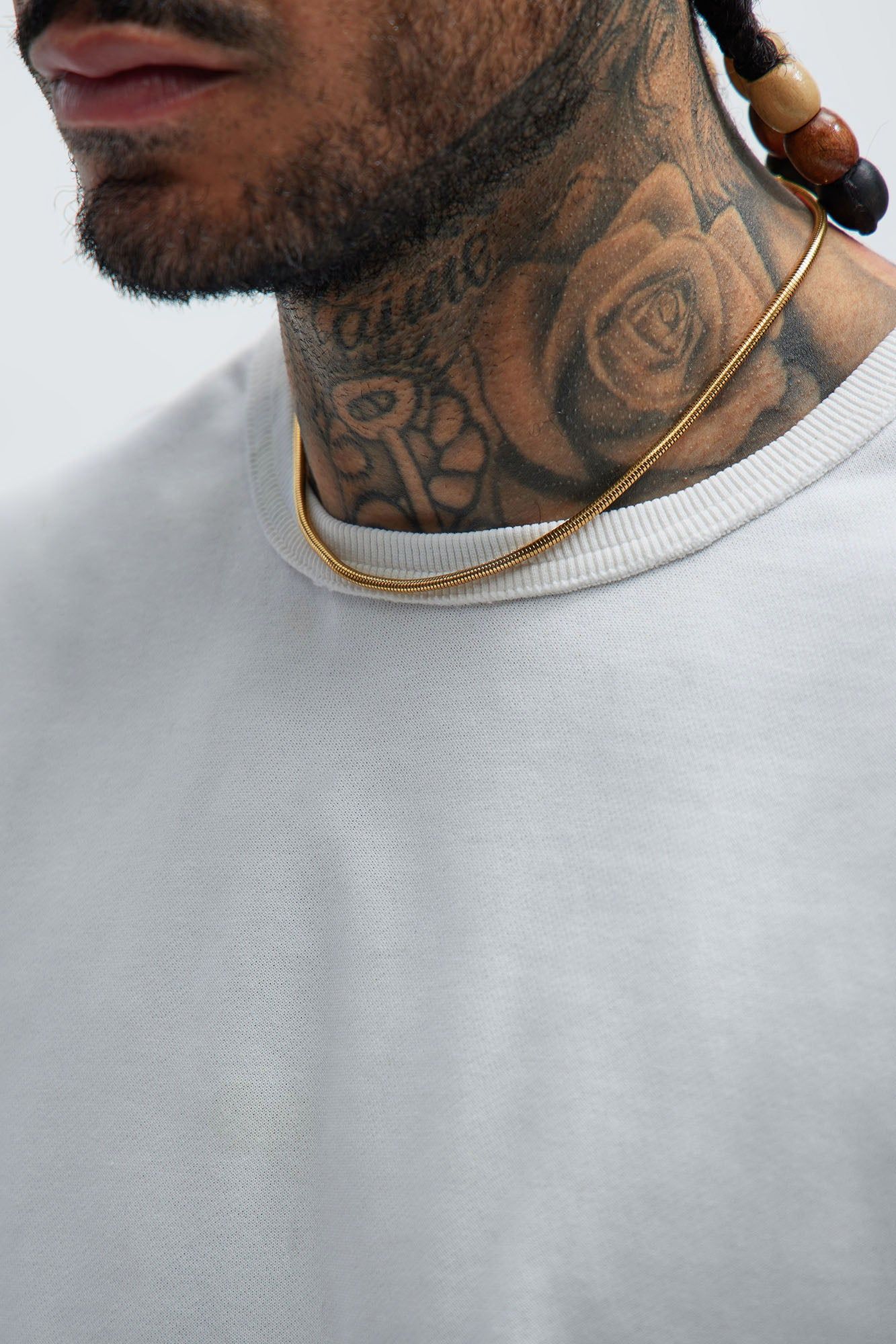 3mm Premium 18″ Snake Chain Necklace - Gold sold by Fashion Nova