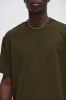 Croydon Textured Knit All Scallop Short Sleeve Tee - Olive sold by Fashion Nova