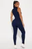 Johanna Seamless Jumpsuit - Navy sold by Fashion Nova