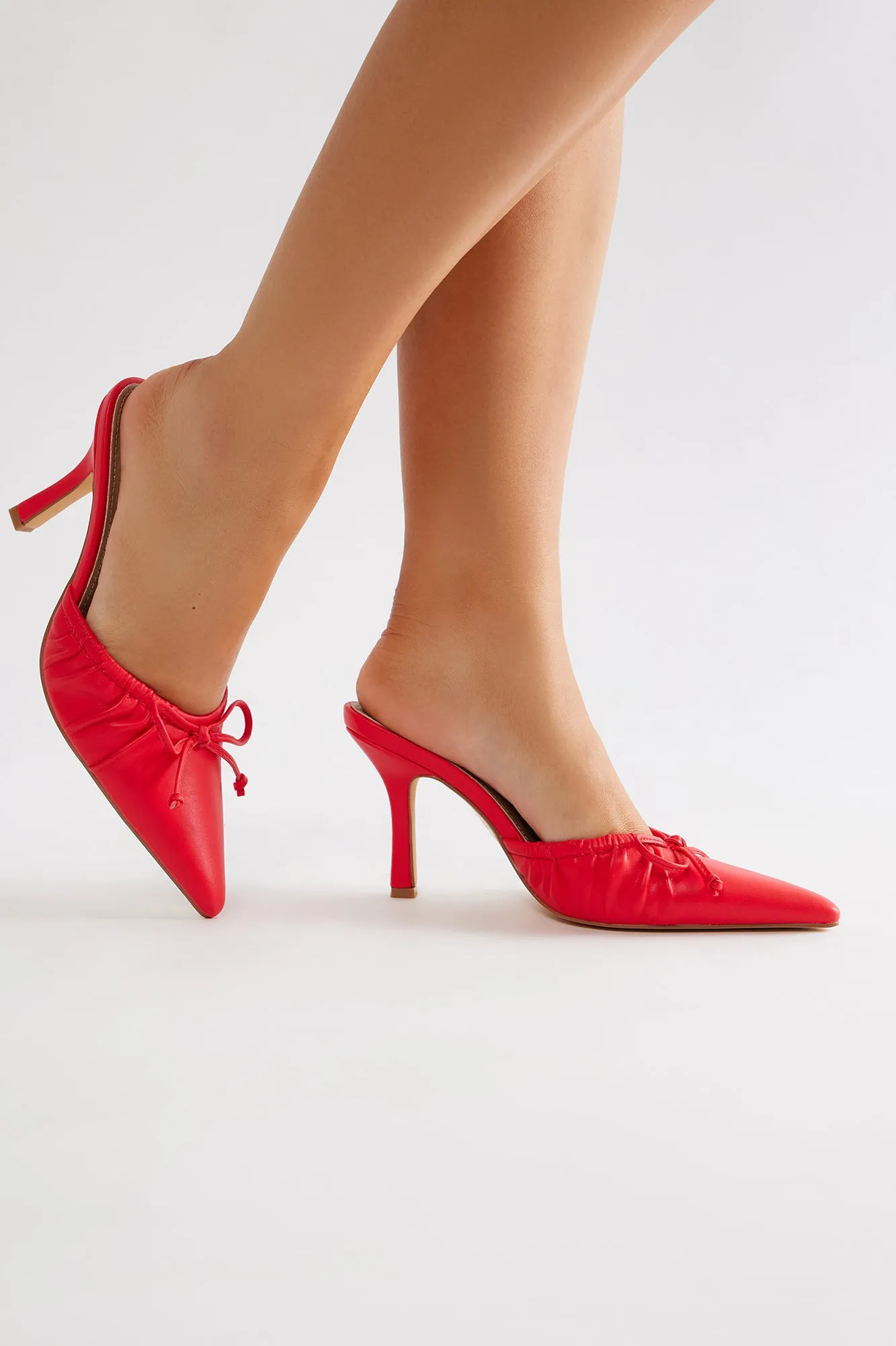Lorelai Bow Pumps - Red sold by Fashion Nova product image thumbnail 2