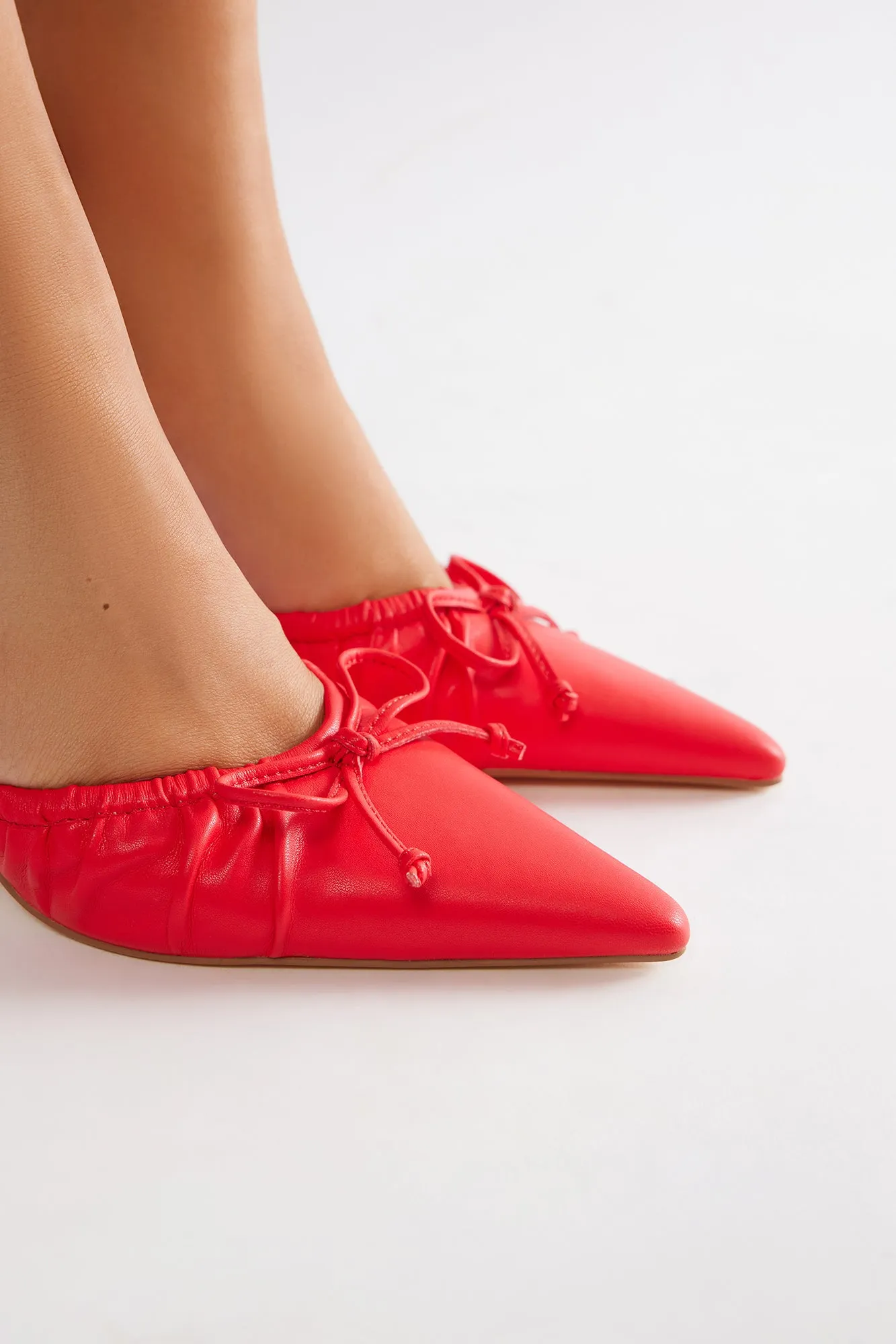 Lorelai Bow Pumps - Red sold by Fashion Nova product image thumbnail 4