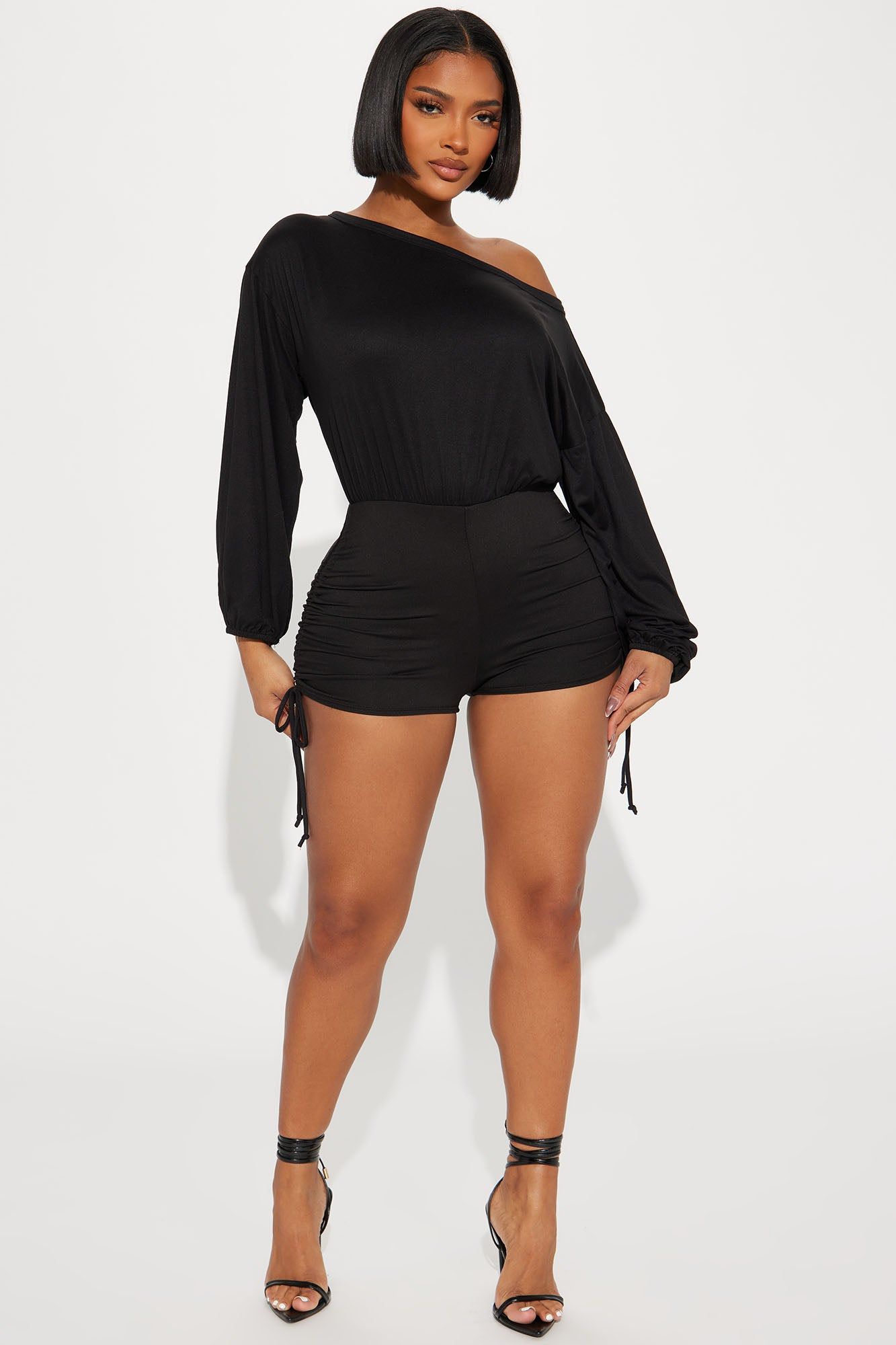 Always Casual Romper - Black sold by Fashion Nova product image thumbnail 2