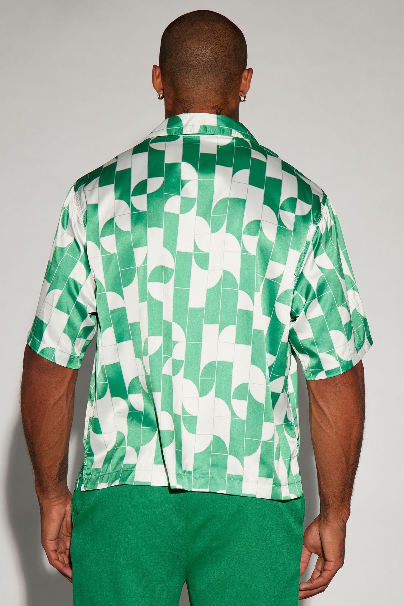 Jade Garden Button Up Shirt - Green sold by Fashion Nova product image thumbnail 4