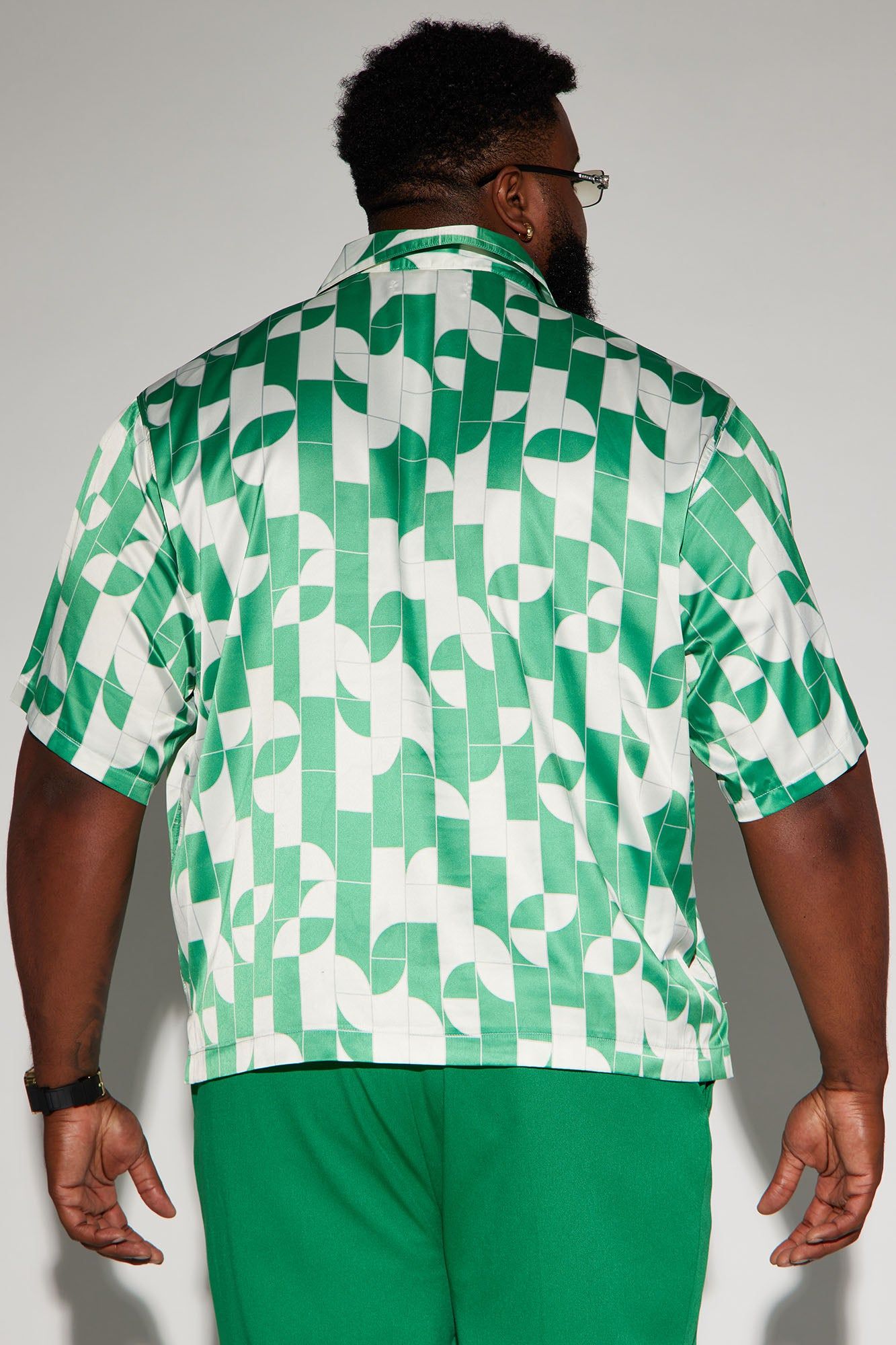 Jade Garden Button Up Shirt - Green sold by Fashion Nova product image thumbnail 6