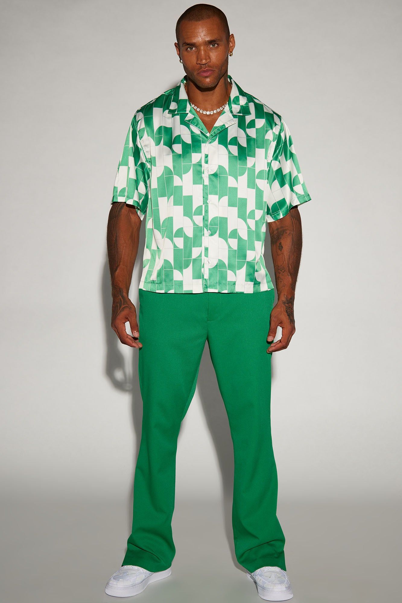 Jade Garden Button Up Shirt - Green sold by Fashion Nova product image thumbnail 3