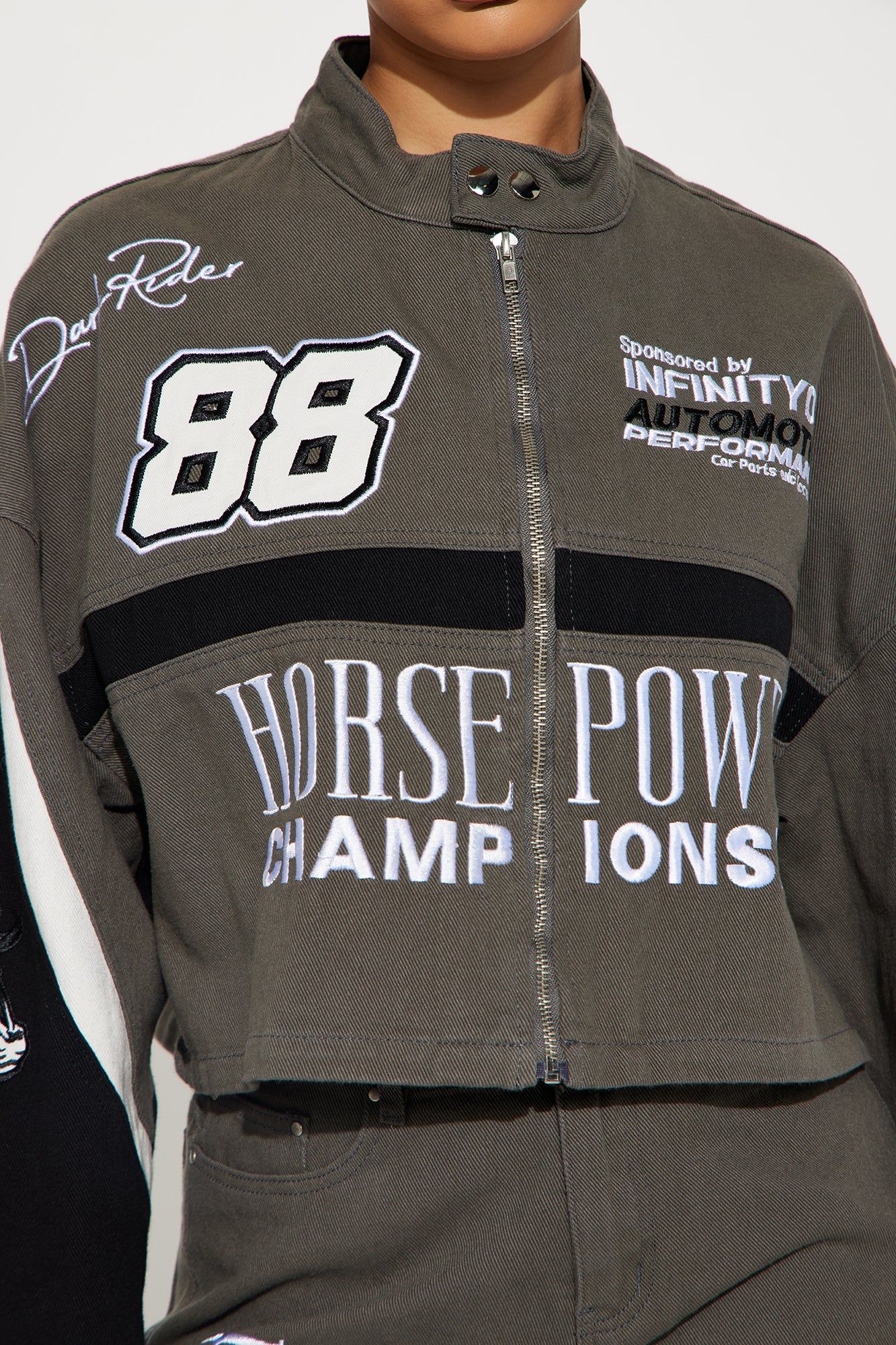 Full Speed Ahead Pant Set - Grey sold by Fashion Nova product image thumbnail 3