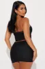 Best of The Best Belted Skirt Set - Black sold by Fashion Nova