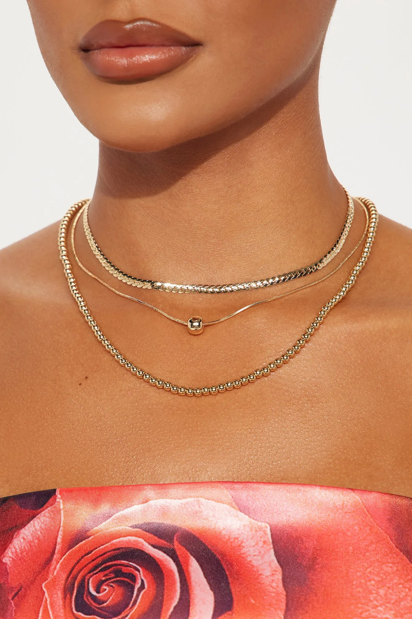 Rollin' With My Friends Necklace - Gold sold by Fashion Nova