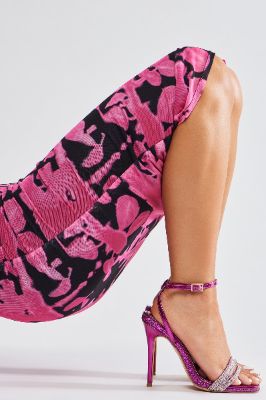 Just Your Fairytale Heeled Sandals - Pink sold by Fashion Nova