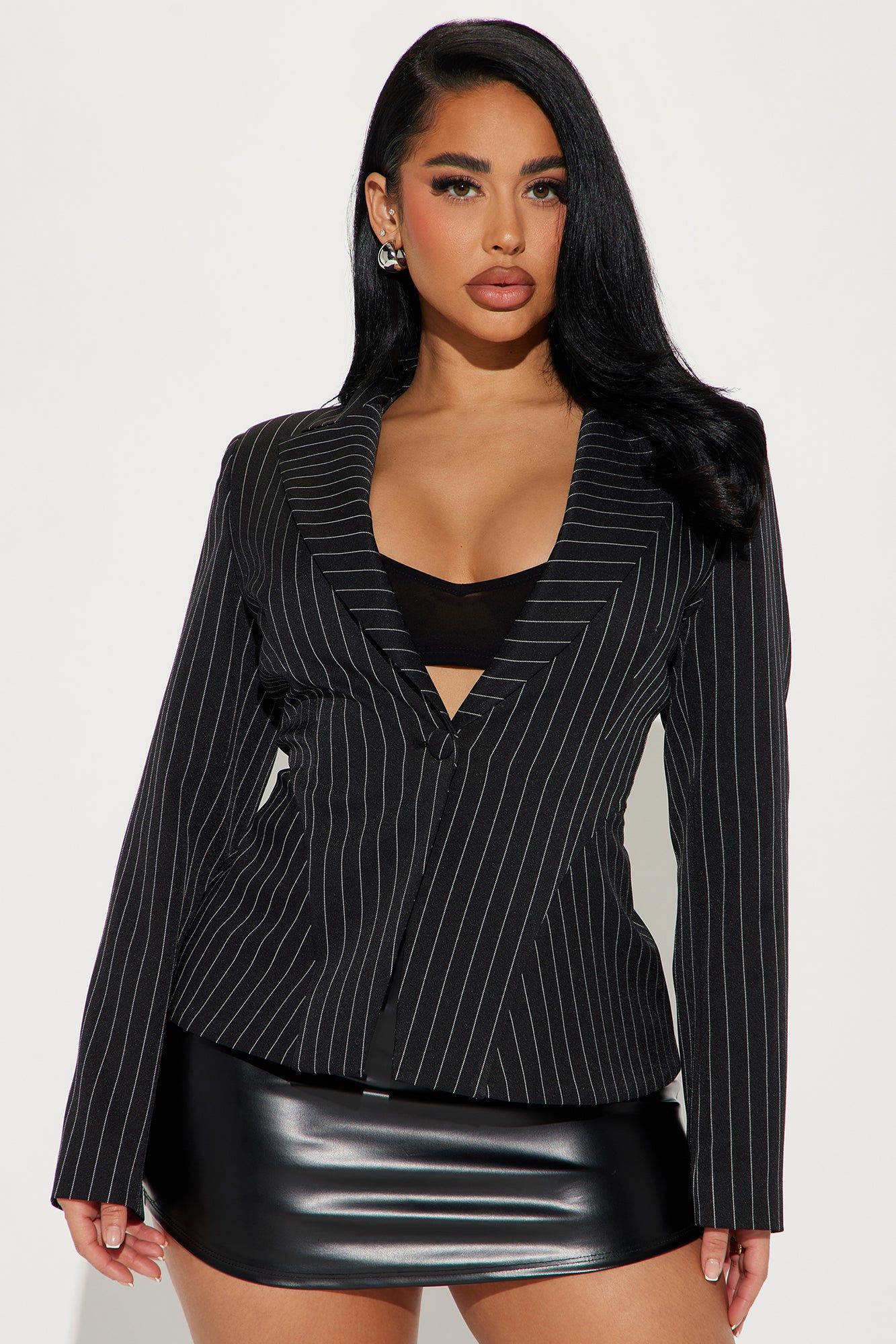 I Mean Business Blazer - Black sold by Fashion Nova