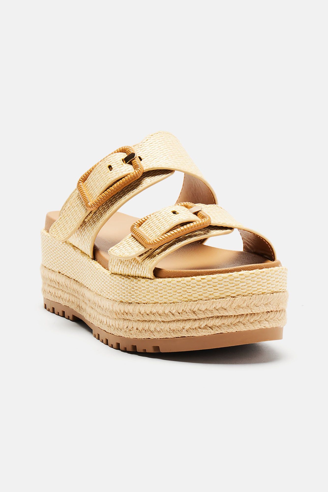 Gotta Be Honest Wedges - Natural/Combo sold by Fashion Nova product image thumbnail 2