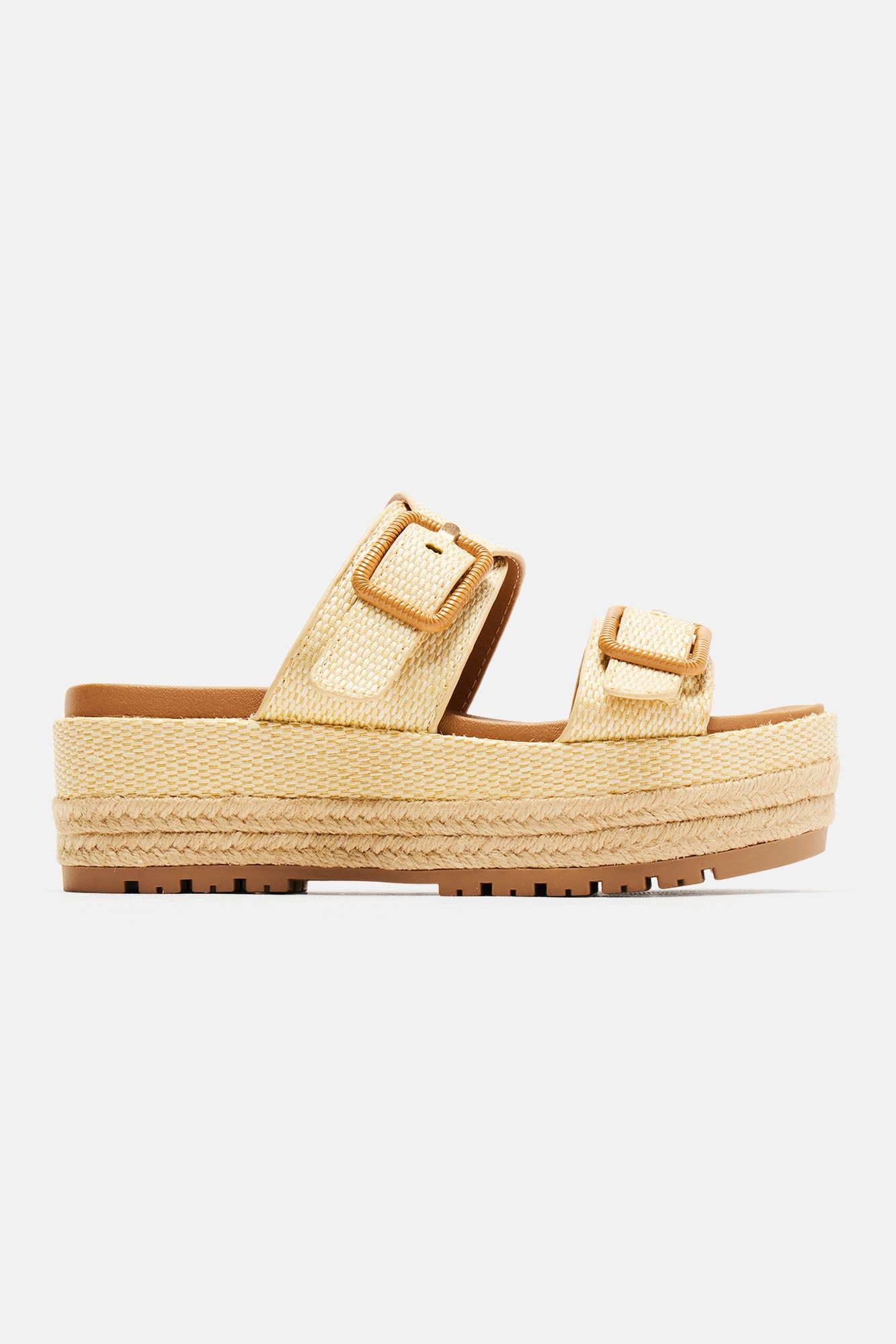 Gotta Be Honest Wedges - Natural/Combo sold by Fashion Nova product image thumbnail 3