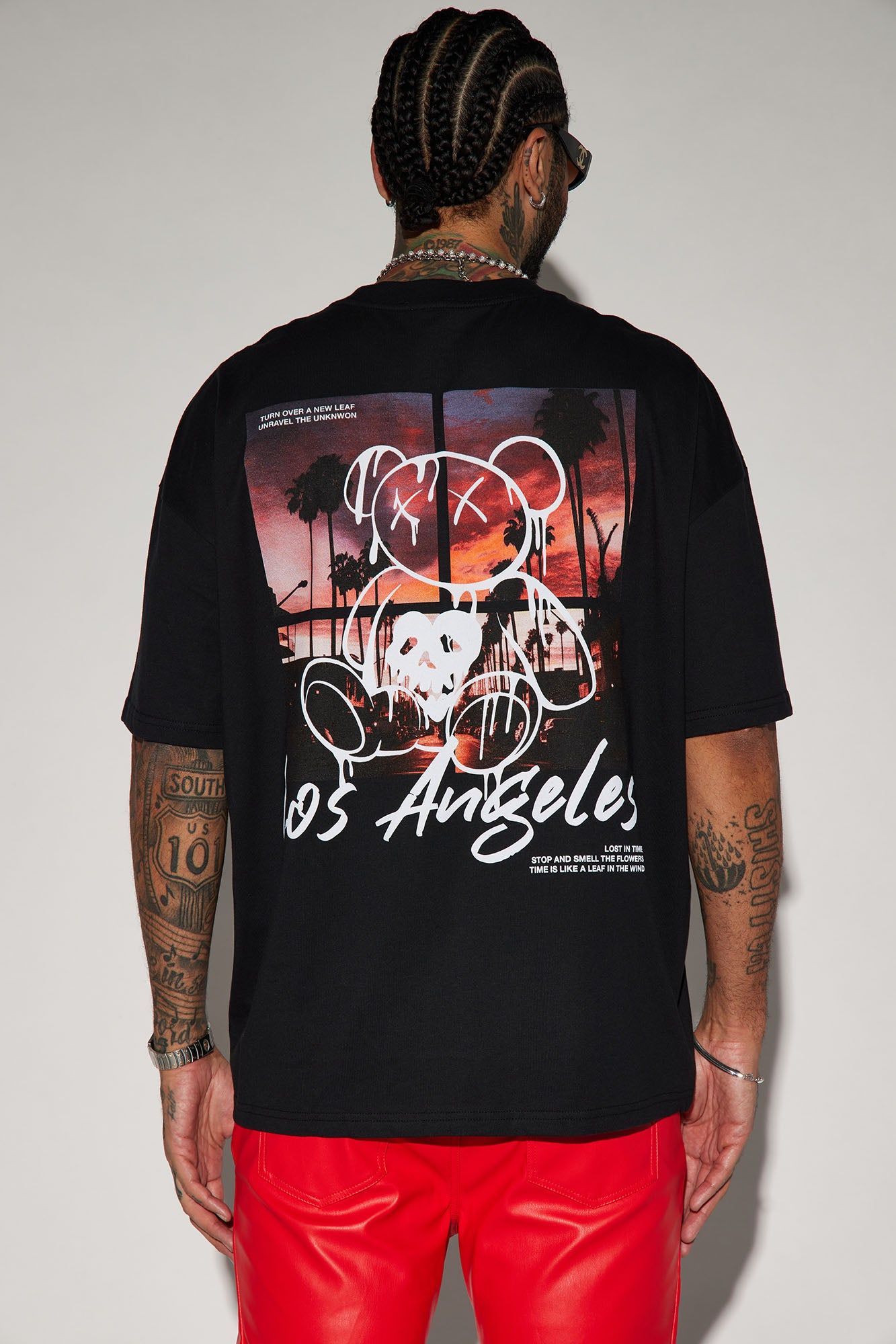 Summer In LA Oversized Short Sleeve Tee - Black sold by Fashion Nova