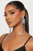 Fancy Night Out Earrings - Silver sold by Fashion Nova