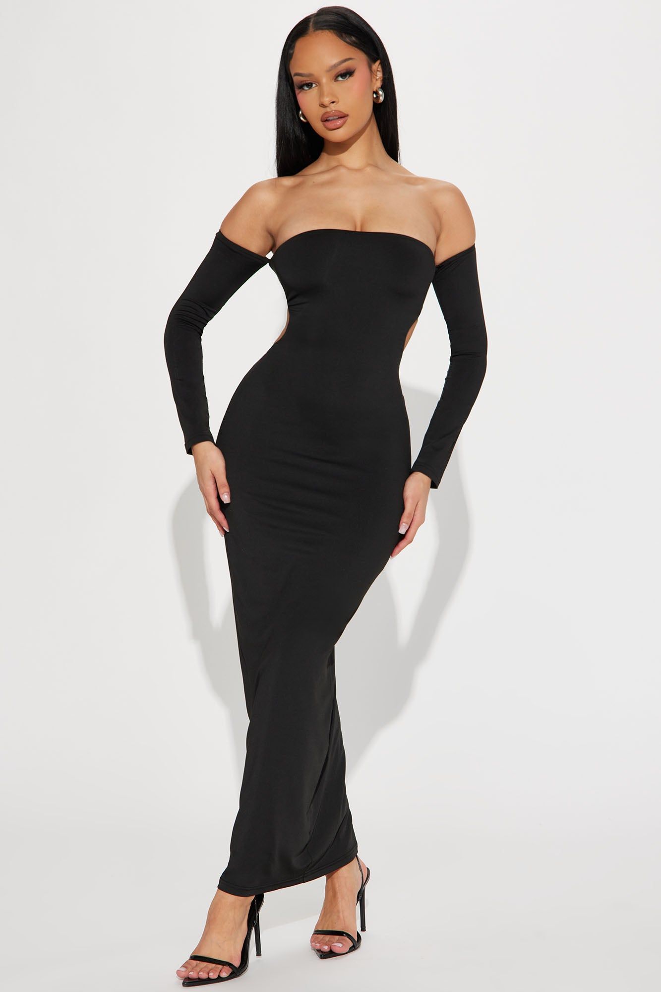 Anaya Maxi Dress - Black sold by Fashion Nova