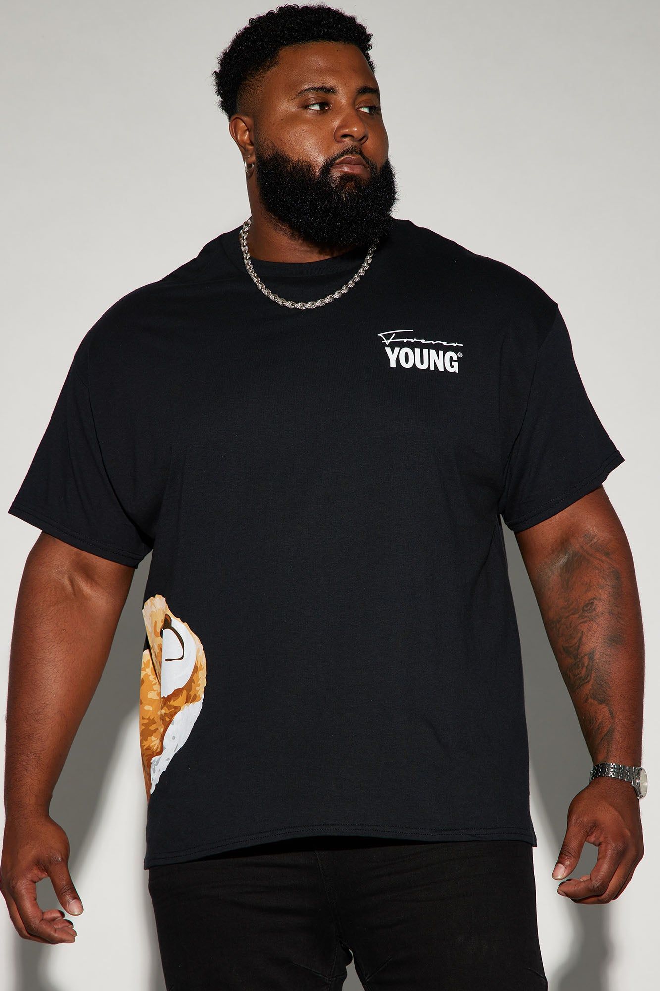 Forever Bear Short Sleeve Tee - Black sold by Fashion Nova product image thumbnail 2
