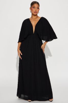 Vivienne Maxi Dress - Black sold by Fashion Nova