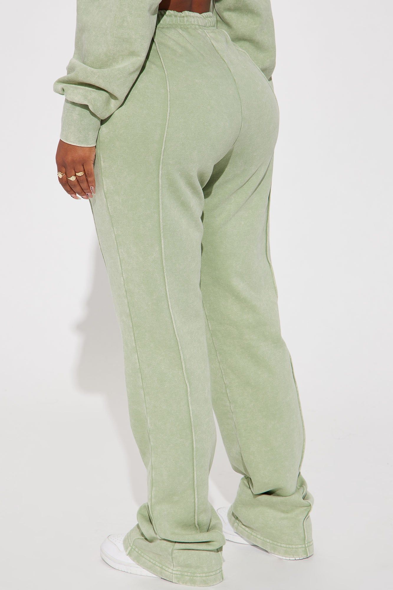 Chill Out Lounge Flare Pant - Sage sold by Fashion Nova product image thumbnail 3