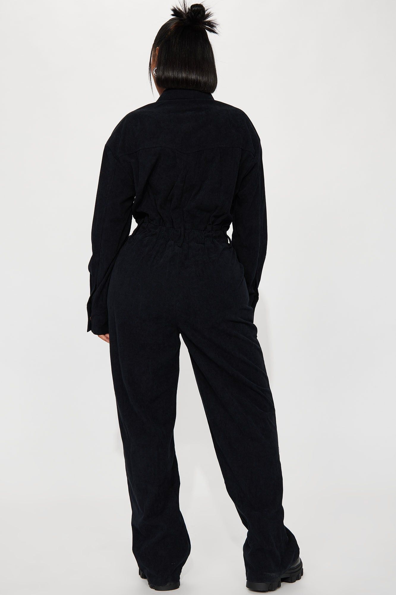 Only Forever Corduroy Jumpsuit - Black sold by Fashion Nova product image thumbnail 3