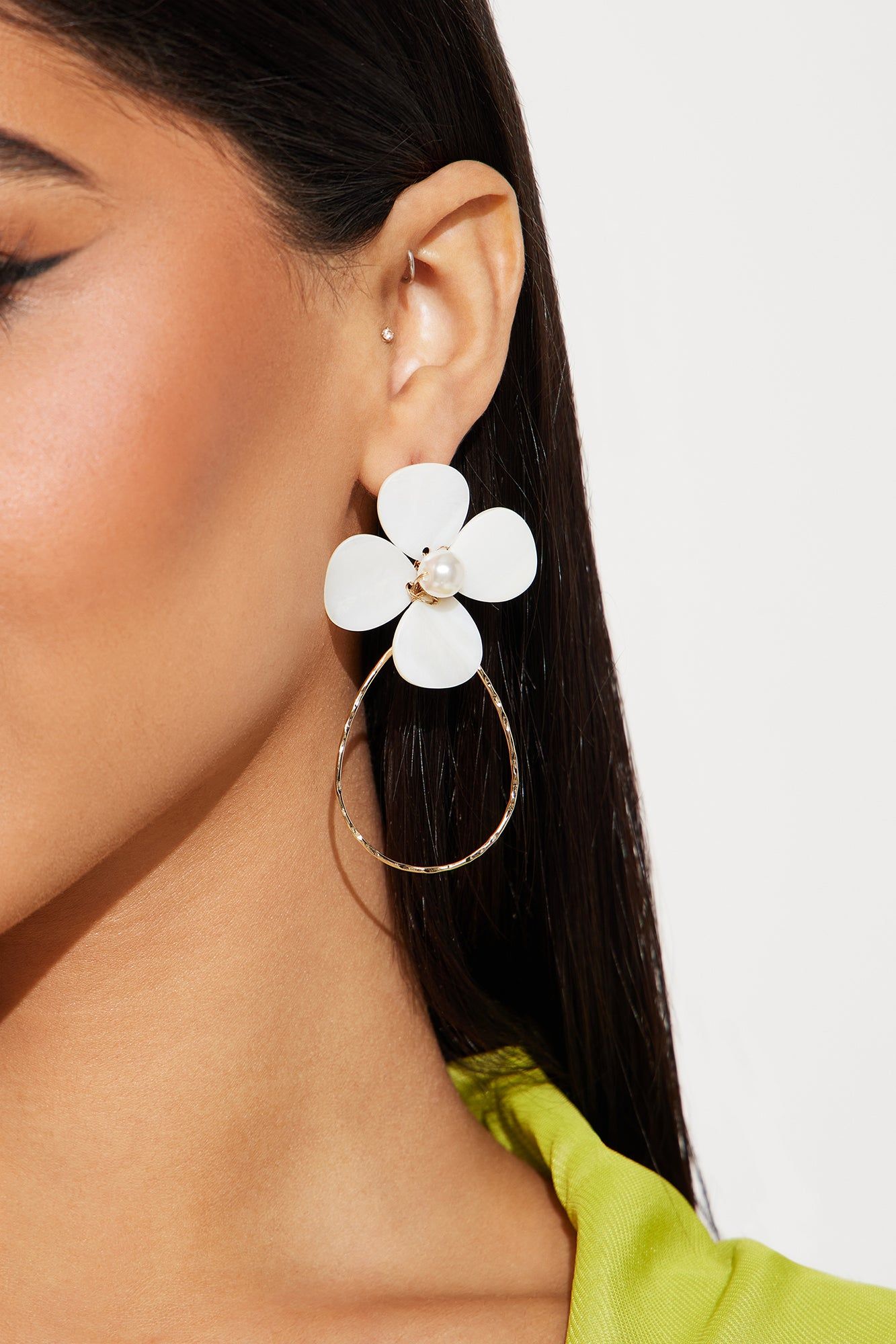 Flower Girl Drop Earrings - Gold sold by Fashion Nova