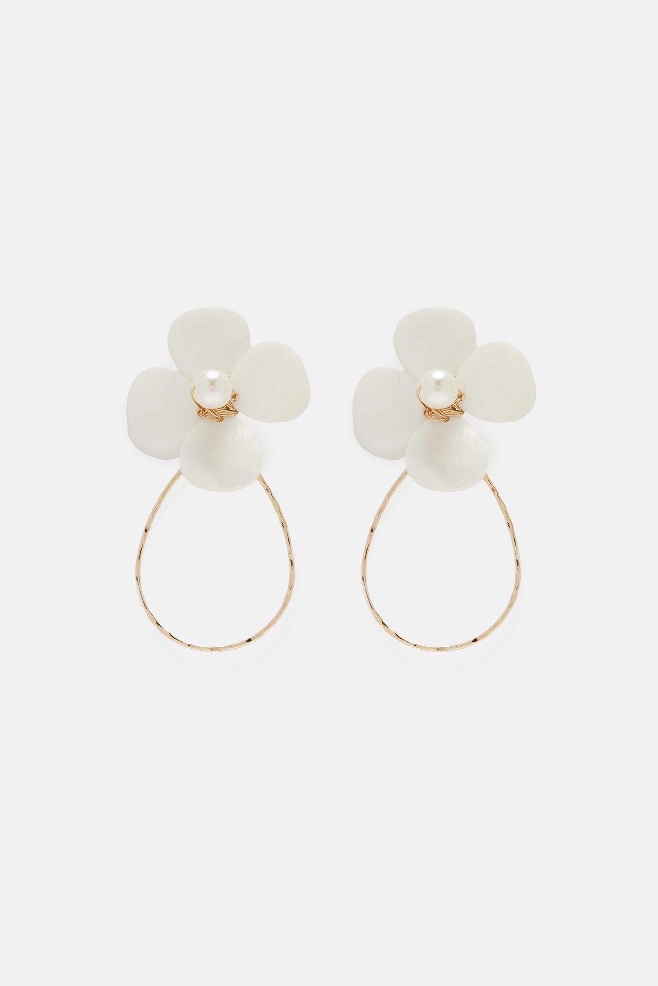 Flower Girl Drop Earrings - Gold sold by Fashion Nova product image thumbnail 3