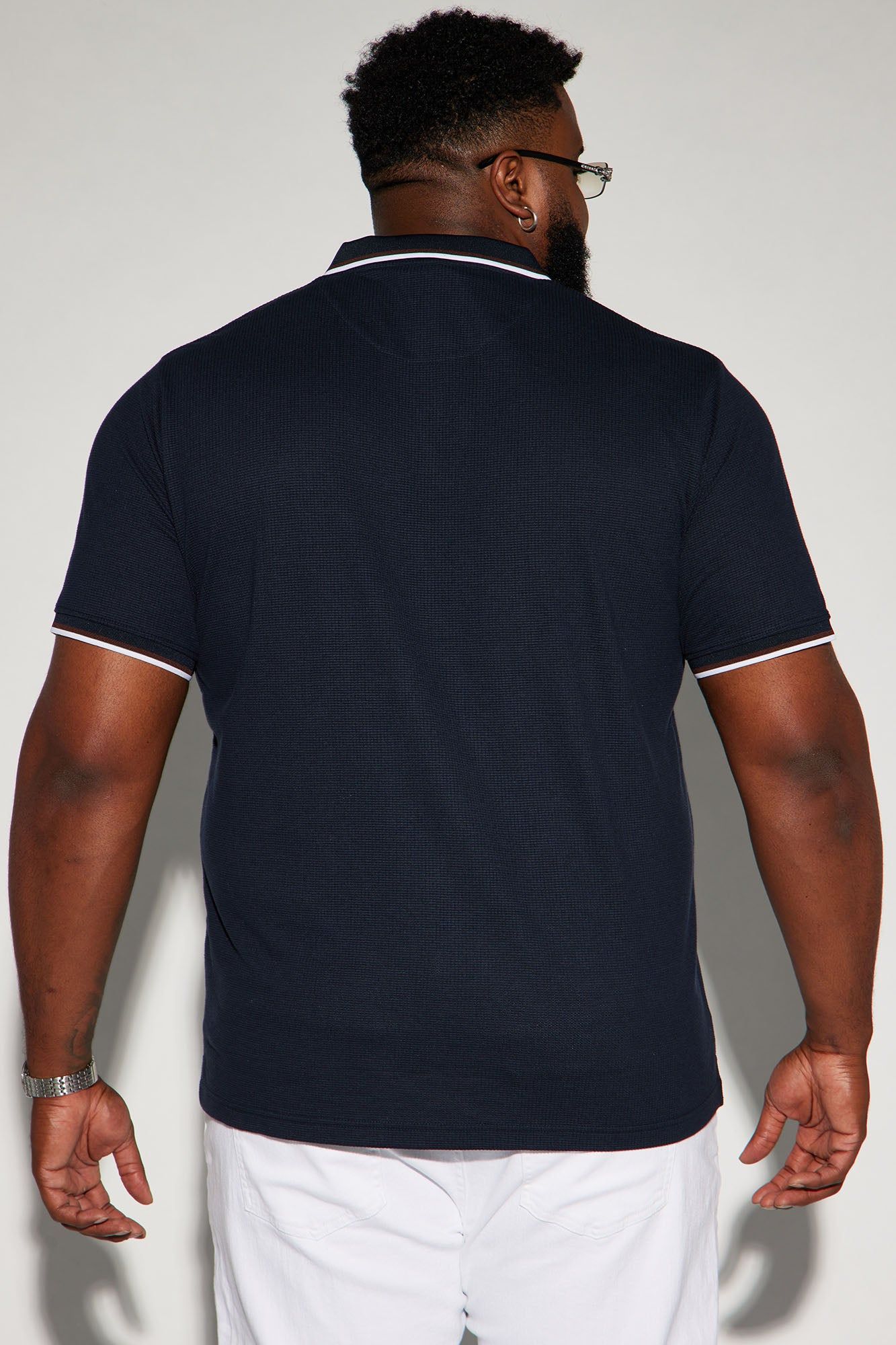 Fairway Short Sleeve Polo - Navy sold by Fashion Nova product image thumbnail 6