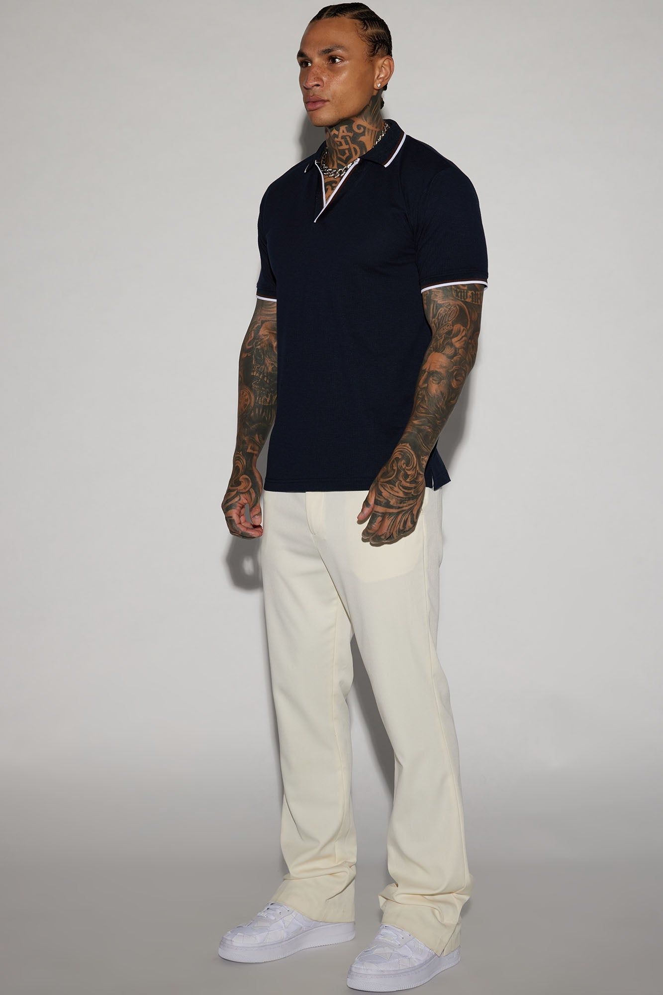 Fairway Short Sleeve Polo - Navy sold by Fashion Nova product image thumbnail 3