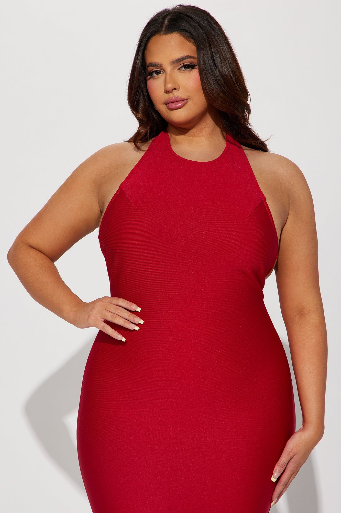 Luna Bandage Midi Dress - Red sold by Fashion Nova product image thumbnail 5