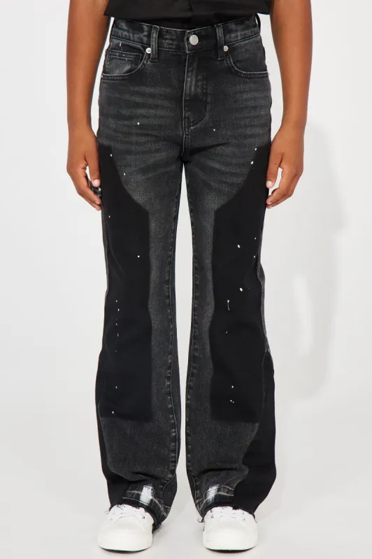 Mini Simple Life Carpenter Jeans - Black Wash sold by Fashion Nova