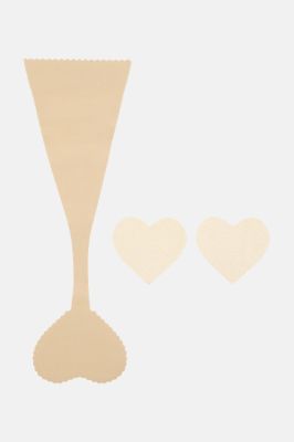 Strapless Sticky Thong And Nipple Cover Pastie Set - Nude sold by Fashion Nova