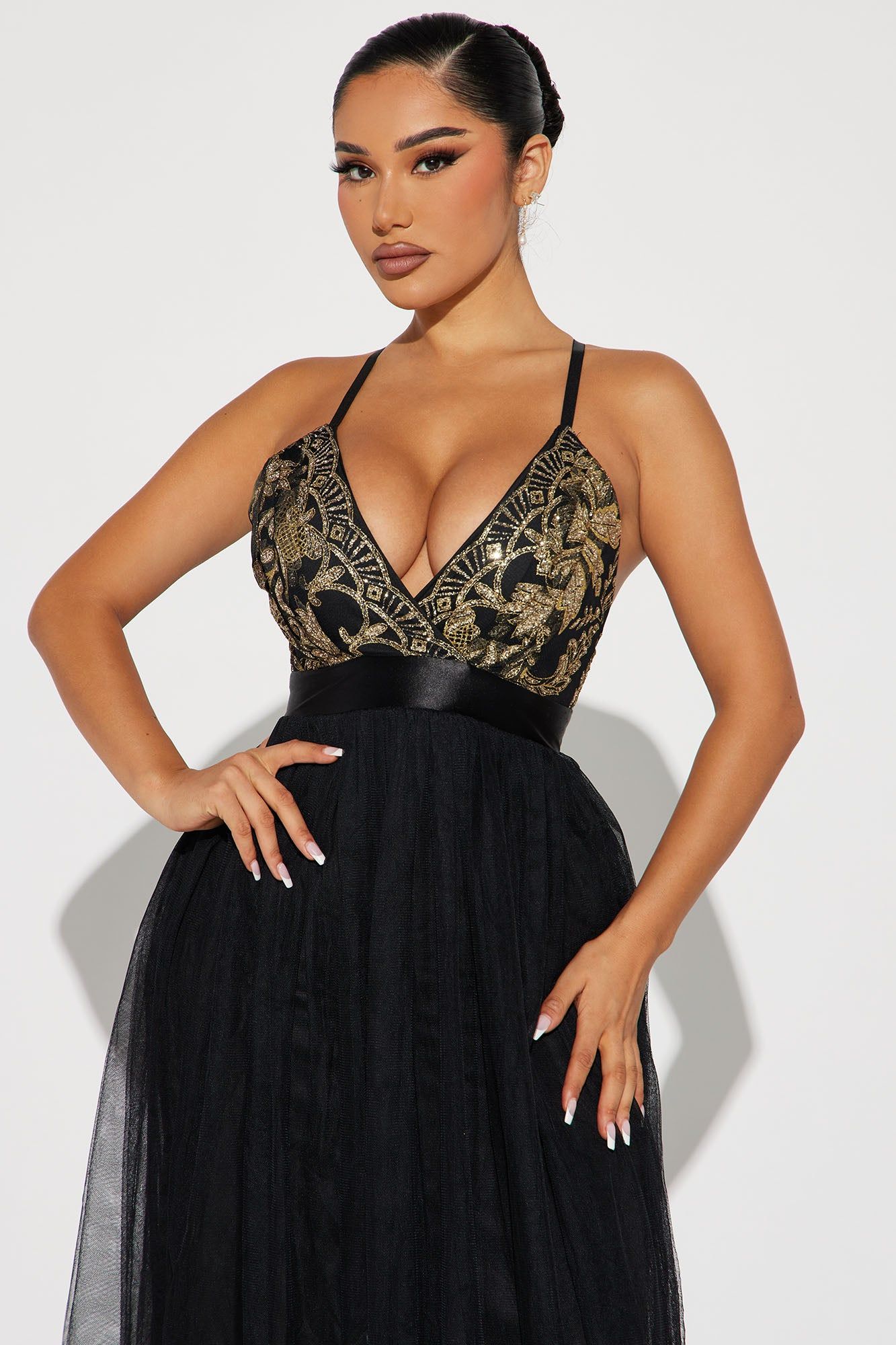 Let's Dance Tulle Maxi Dress - Black sold by Fashion Nova product image thumbnail 2