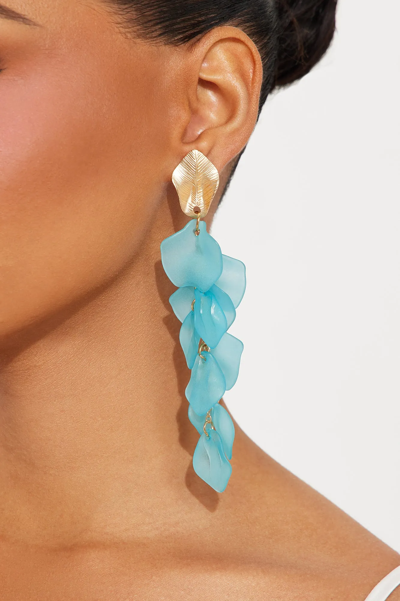 Seaside Living Earrings - Blue sold by Fashion Nova