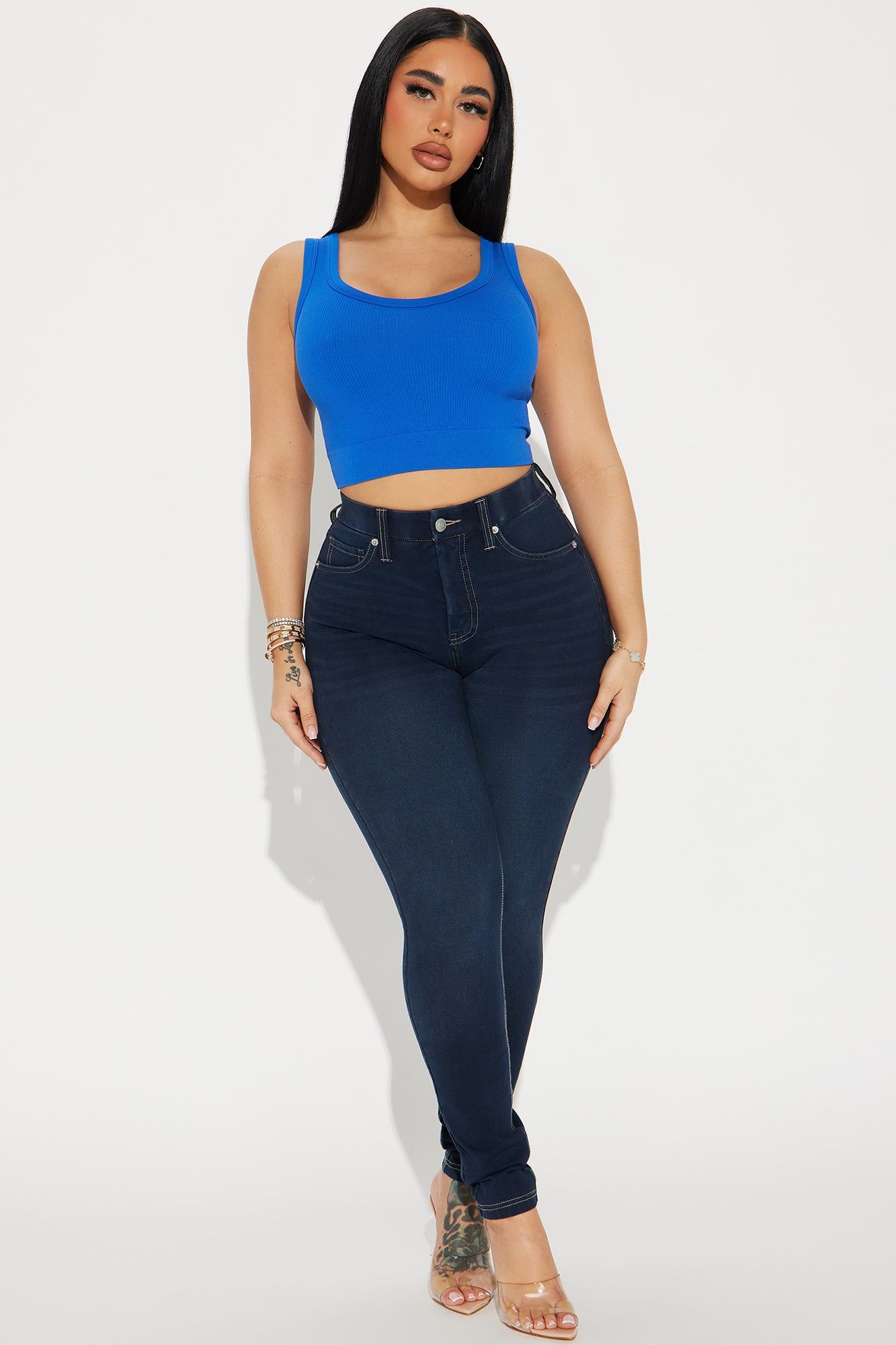 Celeste Ribbed Seamless Tank - CobaltBlue sold by Fashion Nova product image thumbnail 2