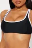 Kamara 2 Piece Bikini - Black/White sold by Fashion Nova