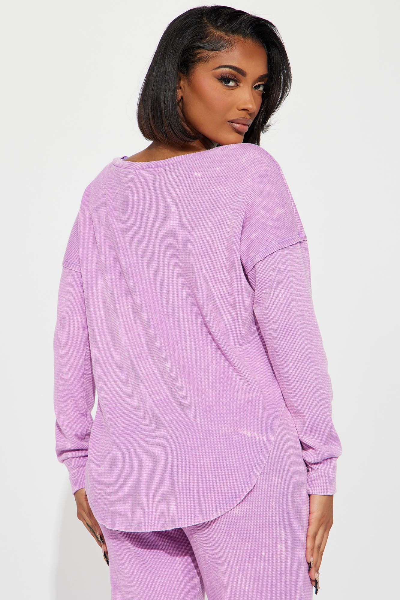 Winona Mineral Wash Jogger Set - Lavender sold by Fashion Nova product image thumbnail 3
