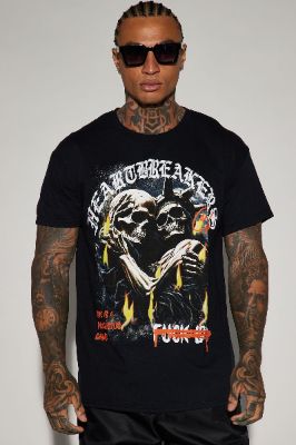 FLC Short Sleeve Tee - Black sold by Fashion Nova