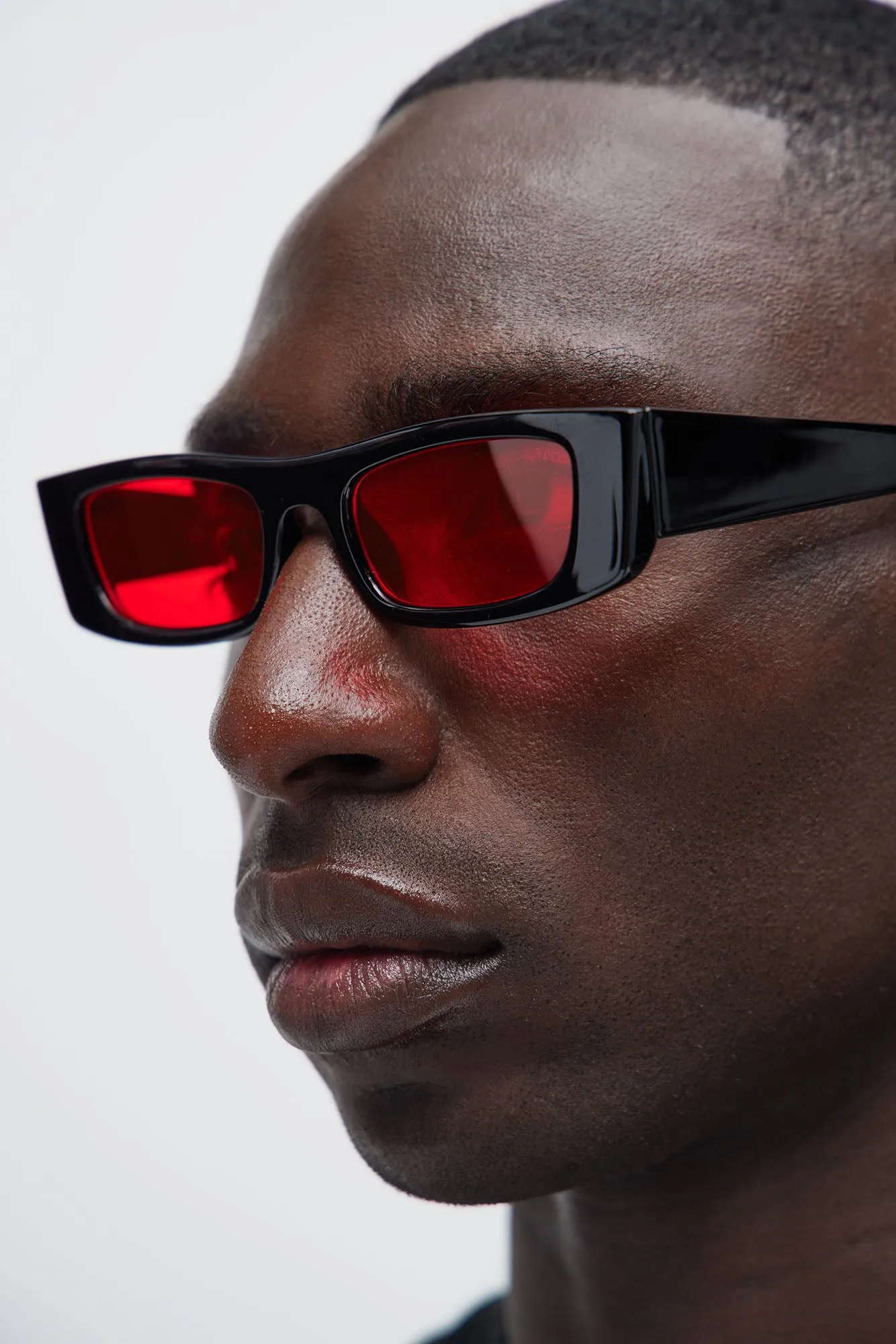 Vivid Vision Sunglasses - Black/Red sold by Fashion Nova product image thumbnail 3