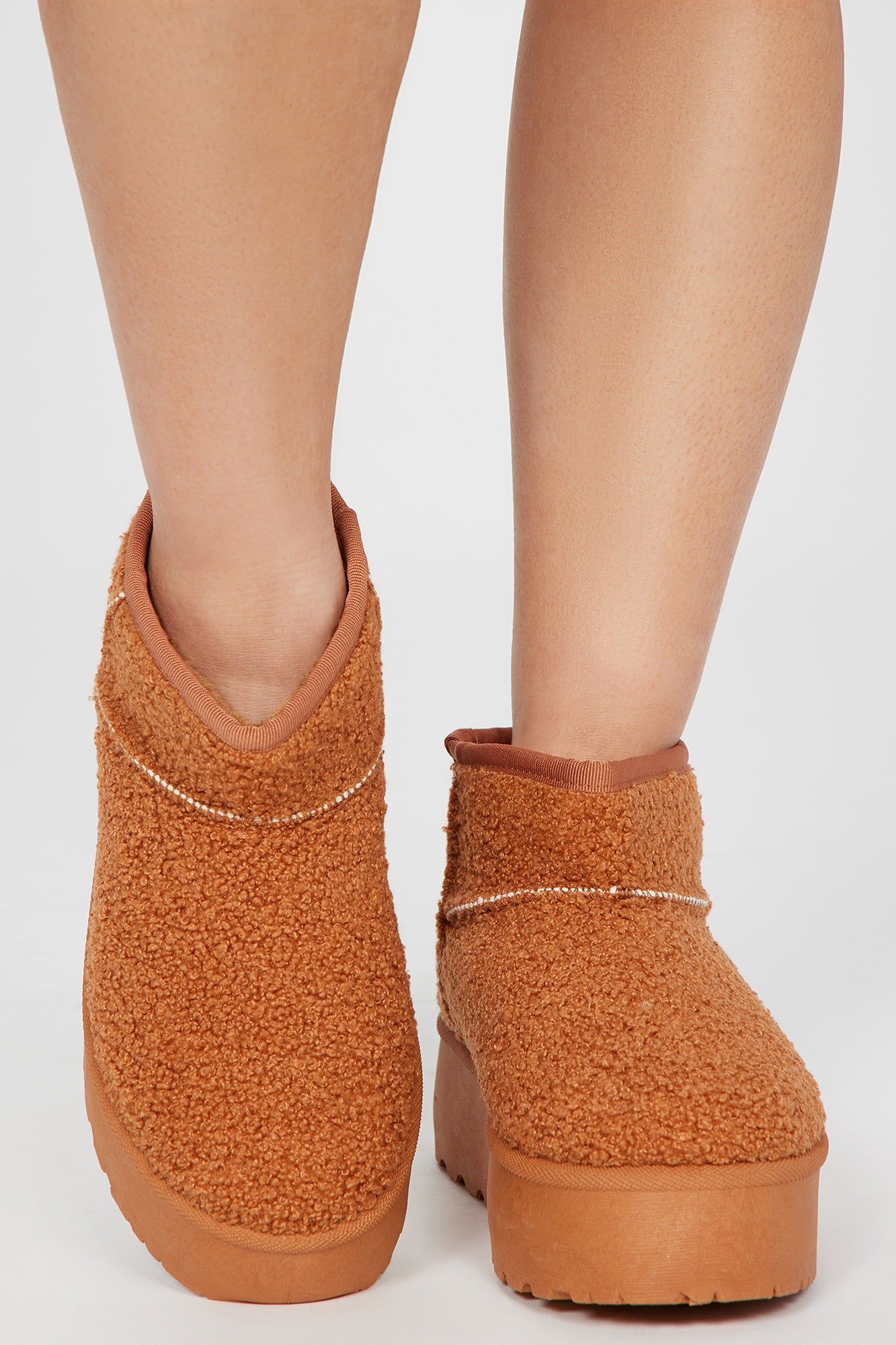 Always Cozy Booties - Tan sold by Fashion Nova product image thumbnail 2