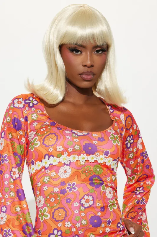 50's Retro Babe Bob Costume Wig - Blonde sold by Fashion Nova