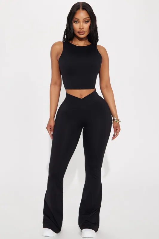 Soft Era Active Yoga Pant - Black sold by Fashion Nova