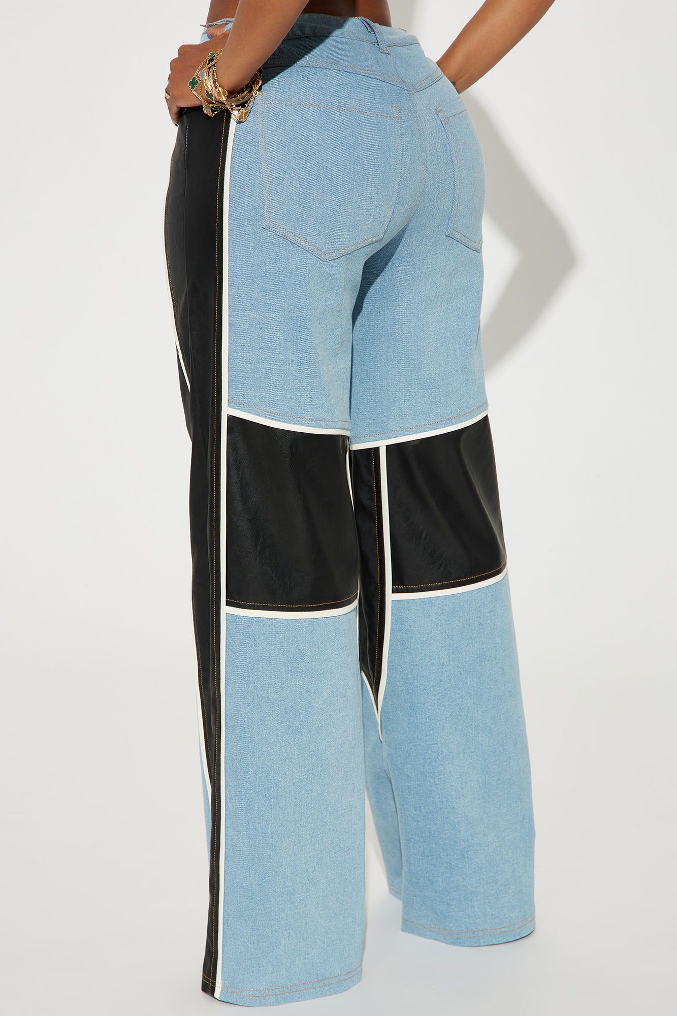 Going The Distance Baggy Jeans - Light Wash sold by Fashion Nova product image thumbnail 3