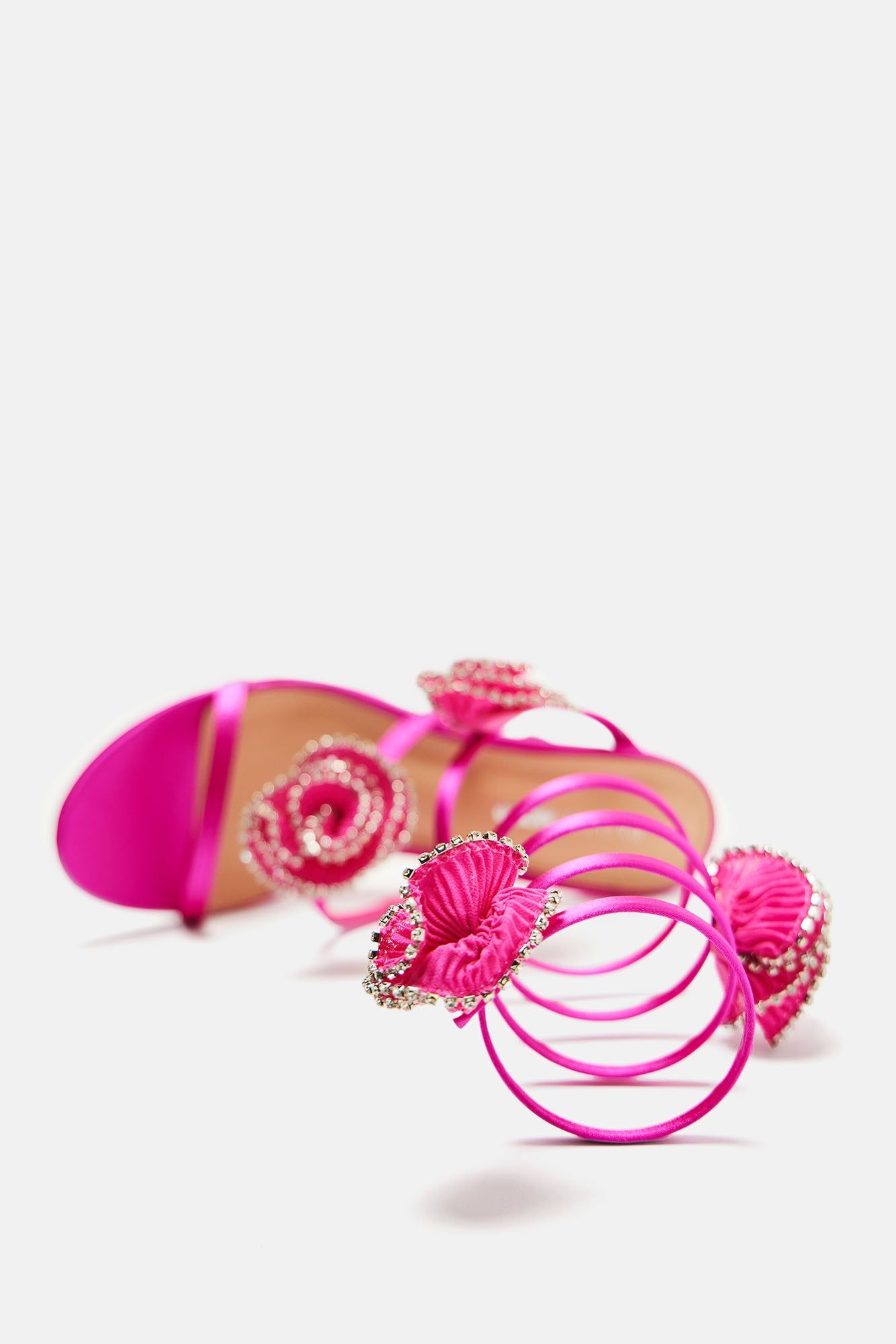 After Midnight Wrap Up Heeled Sandals - Pink sold by Fashion Nova product image thumbnail 5