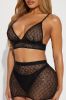 Dare To Bare 3 Piece Garter Set - Black sold by Fashion Nova