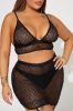 Dare To Bare 3 Piece Garter Set - Black sold by Fashion Nova