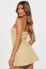 Parker Denim Mini Dress - Khaki sold by Fashion Nova