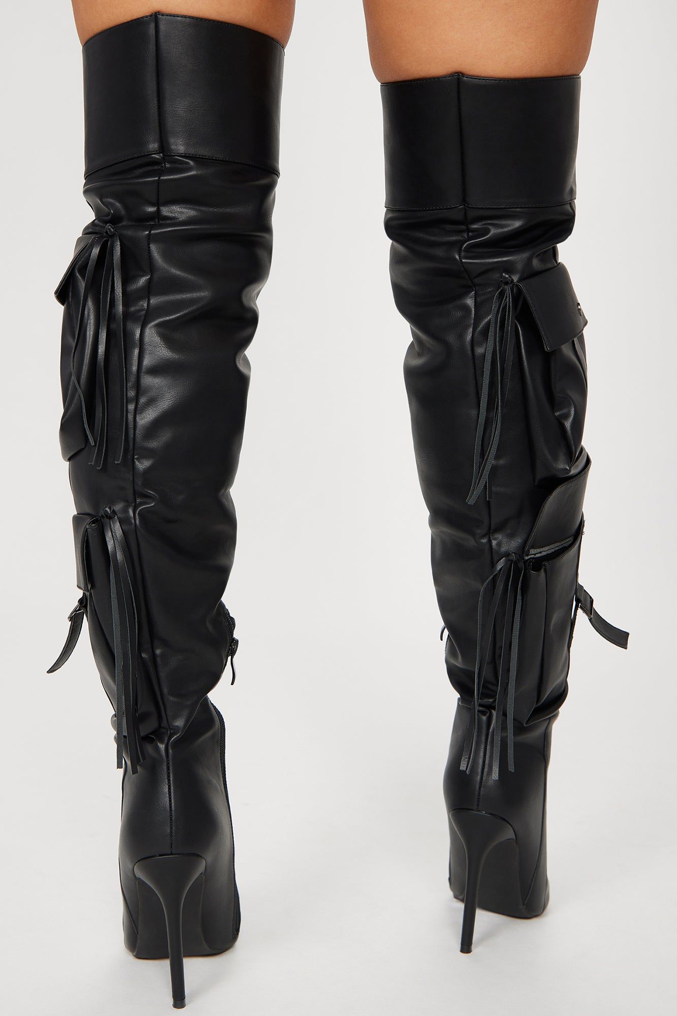 Roxanne Over The Knee Boots - Black sold by Fashion Nova product image thumbnail 4
