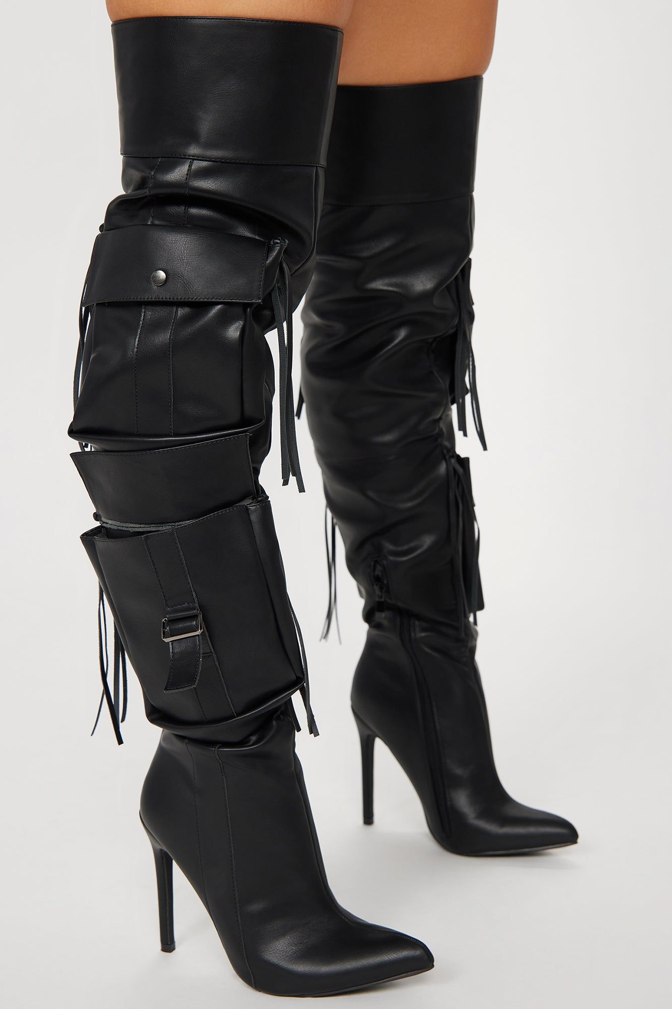 Roxanne Over The Knee Boots - Black sold by Fashion Nova product image thumbnail 3