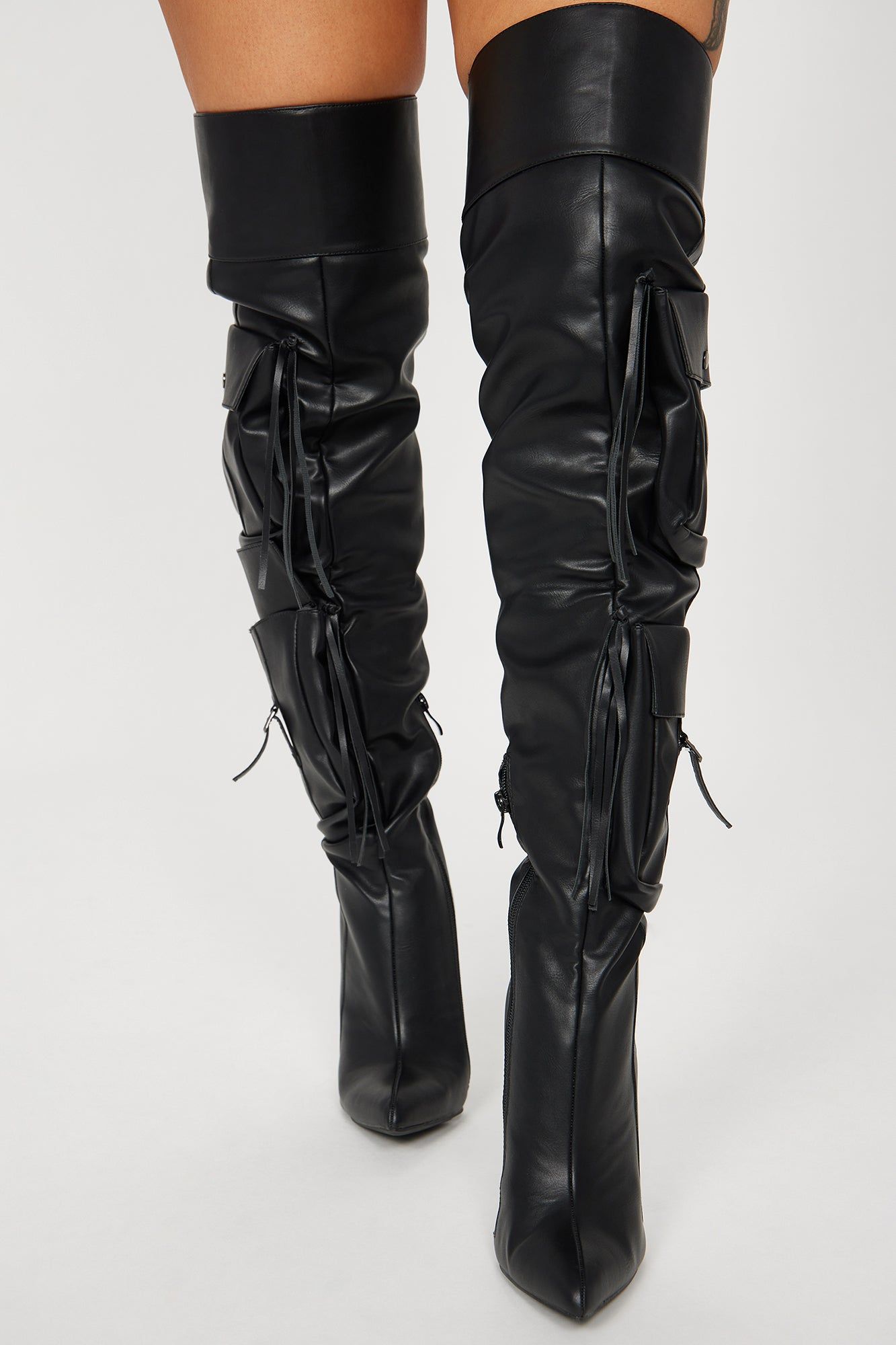 Roxanne Over The Knee Boots - Black sold by Fashion Nova product image thumbnail 2