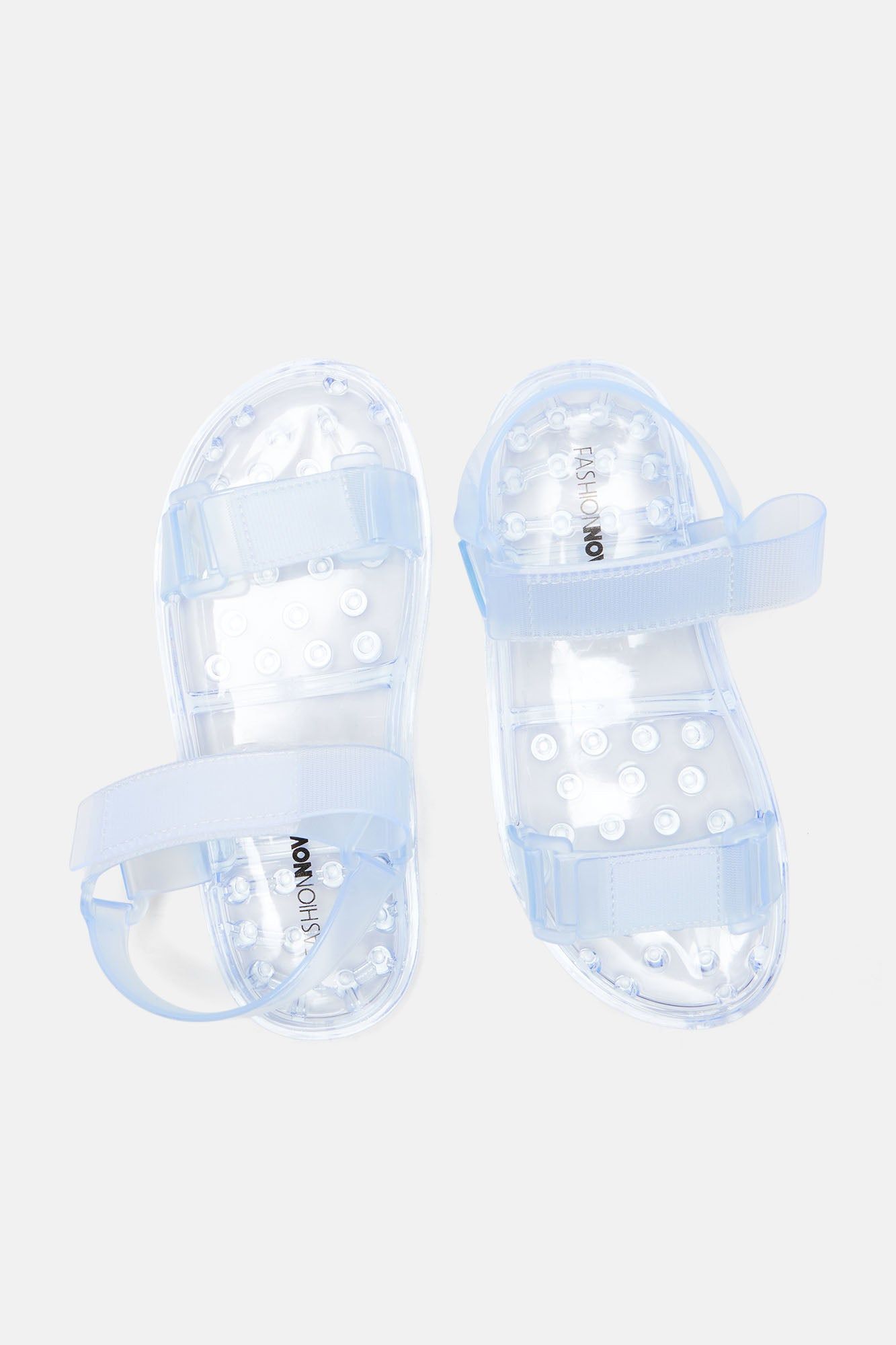 All Good Days Flat Sandals - Clear sold by Fashion Nova product image thumbnail 3