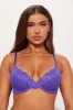 Nova Lace Push Up Bra - Purple sold by Fashion Nova